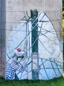 Graffiti du Pont de l'Autoroute.