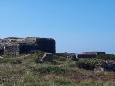 Mémorial, bunkers, croix de Lorraine, Pointe de Pen Hir